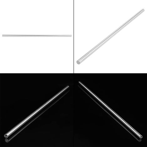 pièce, tige cylindrique linéaire en acier au carbone chromé trempé de 15 mm x 500 mm (1/5)