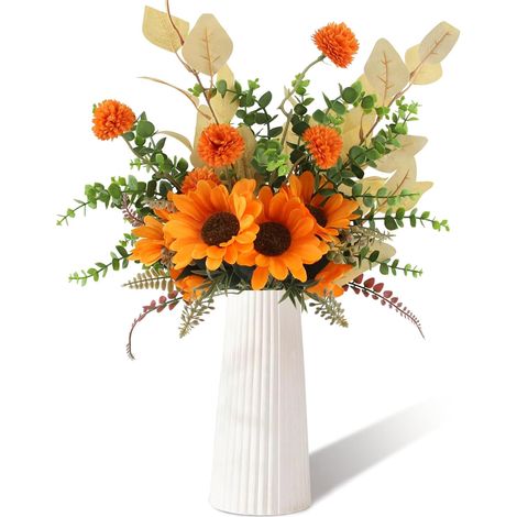 5 Pc Bouquet de Tournesol Artificiel DIY Fleurs Séchées Fausse (1/5)