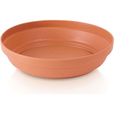 Support Pour Pot De Fleurs - Terre Cuite - Diamètre 11 cm - Hauteur 2,7 cm - Intérieur Extérieur