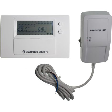 E2006TXRX Raumthermostat für Elektroheizung Funk Steckdose (1/3)