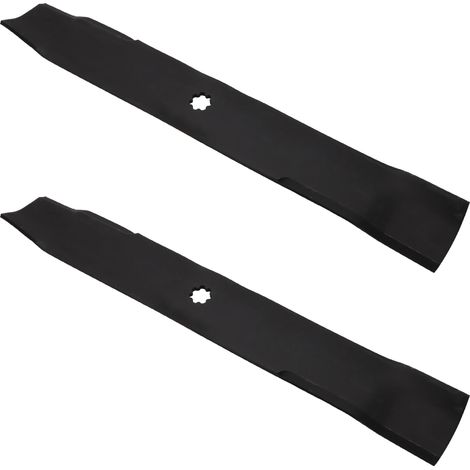 2x 54cm Lame de tondeuse haute performance pour John Deere GX23227 GX23228 X130R X155R (gauche et droite) (1/3)