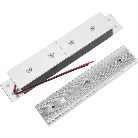 Accessoires de verrouillage magnétique dissimulé sans cadre 12 V, 280 kg/617 lb, pour porte en bois ou en métal (1/5)