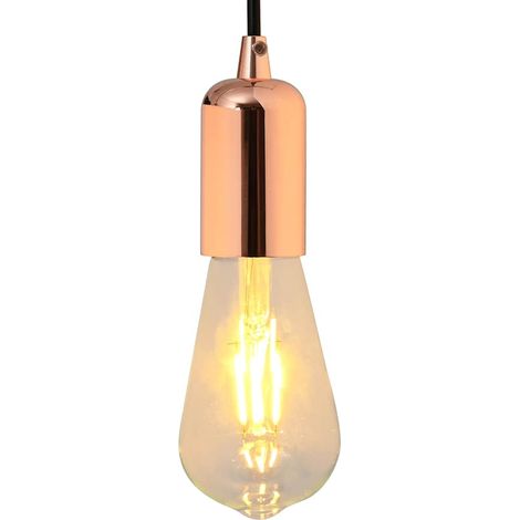 Lampenfassungen 2 Stk. Rosegold E27