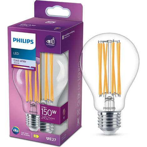 LAMPADINA LED PHILIPS GOCCIA VETRO FILAMENTO, 4000K (1/4)