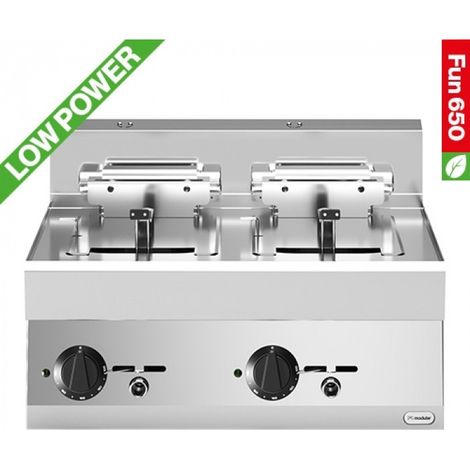 Friteuse 10 + 10 litres - Electrique - Fun 650 - Low power - Modular