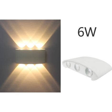 Appliques murales modernes à LED AC85-265V, éclairage intérieur vers le haut et vers le bas, pour chambre, balcon, couloir, escalier (1/2)