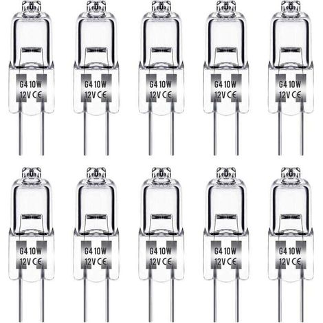 Ampoule spécifique, Ampoule G4 12V 10W, lot de 10