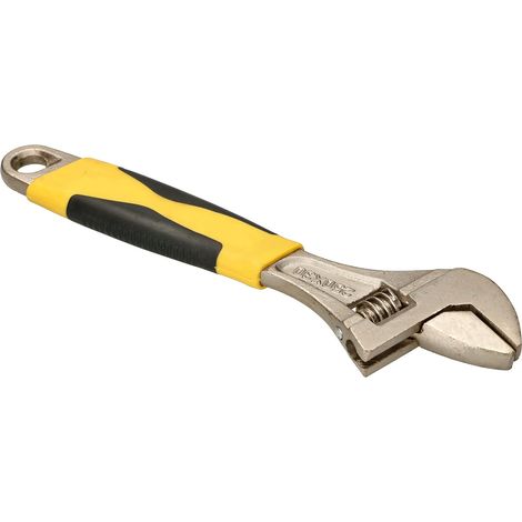 KOTARBAU Clé à molette réglable en acier au chrome vanadium avec poignée en caoutchouc (250 mm) (1/5)