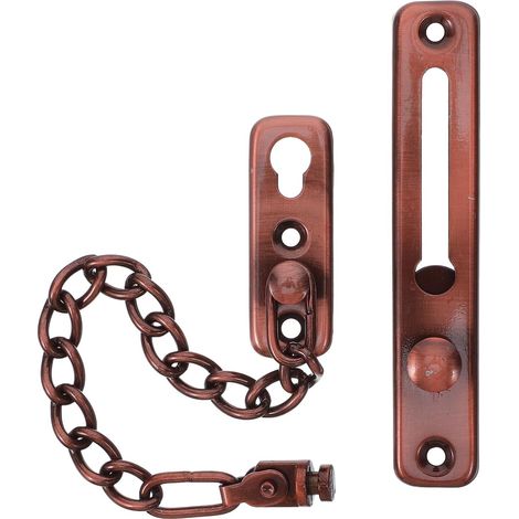 Lot de 2 Verrous de Sécurité à Chaîne en inox (1/5)