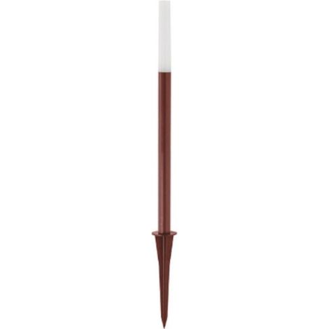 Lampadaire à led gea led ges2431n ip65, en aluminium méthacrylate