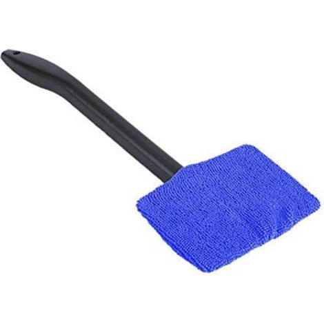 Nettoyant pour pare-brise de voiture, brosse de nettoyage de pare-brise de voiture monobloc en microfibre à long manche, outil de nettoyage de pare-brise de voiture.