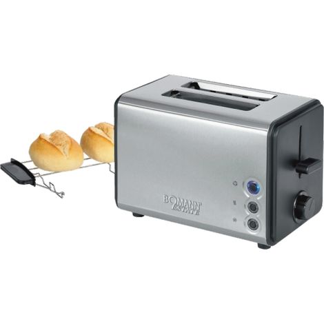 Bomann TA 1371 CB Estate Edelstahl 2-Scheiben-Toaster