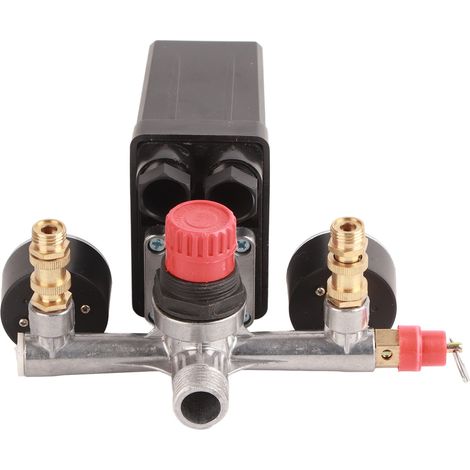 Ensemble de pressostat automatique pour compresseur d'air monotrou 90120 psi 220 V (1/5)