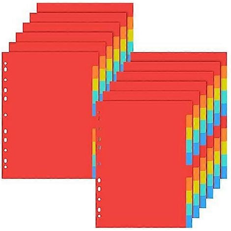 Registerblätter für Ringordner, DIN A4-Format, für Schulordner. (1/5)