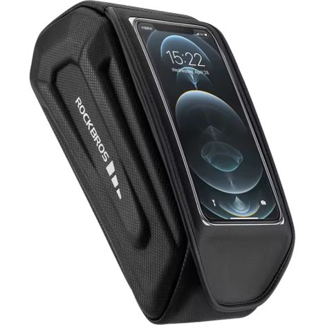ROCKBROS Satteltasche, Rahmentasche mit Handyhülle, Hartmaterial (30120064001) (1/5)