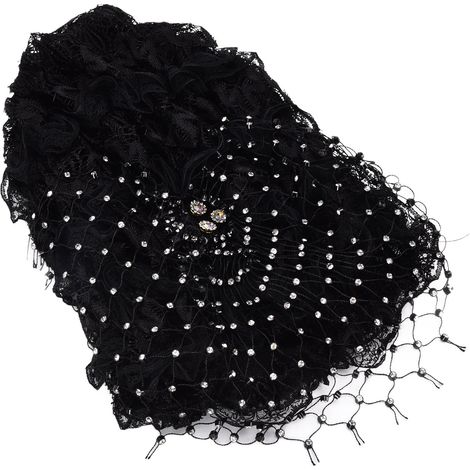 Bandeau élastique noir, doux, respirant et confortable - idéal pour les femmes et les filles à la mode. (1/5)