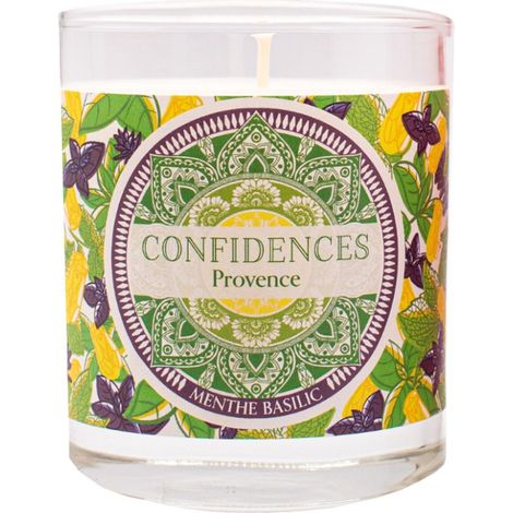 Bougie parfumée Menthe basilic 180 g Confidences Provence (1/3)
