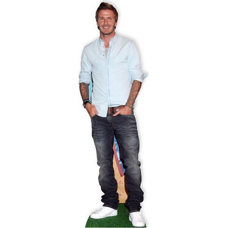 Figurine en carton David Beckham 181cm (1/4)