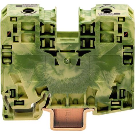 Borne pour conducteur de protection WAGO 285-137 16 mm ressort de traction Affectation: terre vert, jaune 1 pc(s) (1/3)