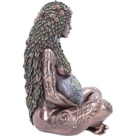 Statue éthérée de la Terre Gaia Art - Vert - 17,5 cm (1/3)