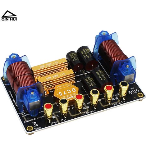 Audiofrequenzfilter für Bühnenlautsprecher, Zweiwege-System, ein Kanal für hohe und ein Kanal für tiefe Frequenzen, kompatibel mit 15-, 12- und 18-Zoll-Hochleistungs-KTV-Lautsprechern. (1/4)