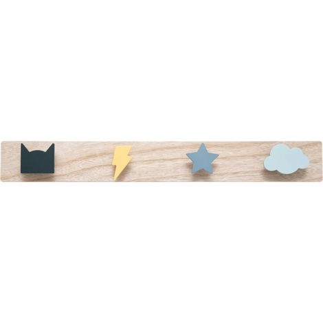 Kindergarderobe PRINCESS/SUPER HERO, 4 Haken