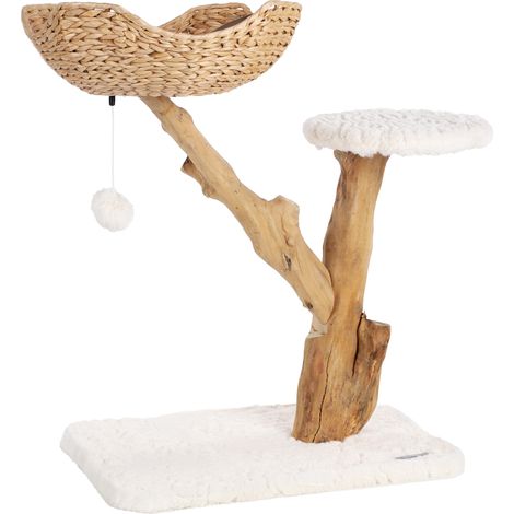 Arbre a griffer design avec panier