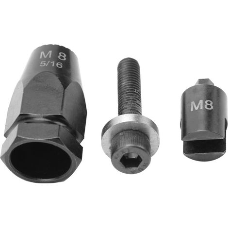 Kit de pose d'écrous à sertir pneumatique, pistolet à rivets pneumatique, tête de rivet à sertir (M8 tige hexagonale) (1/5)