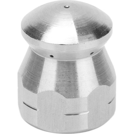 Buse de nettoyage de tuyau G3/8 pouce, 1 avant et 6 arrières, en acier inoxydable pour nettoyeur haute pression, drainage efficace (1/5)