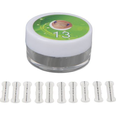10 bandes correctrices pour ongles d'orteil, brace élastique modifiant la direction de croissance, correcteur d'ongle incarné 0,5 pouce (1/5)