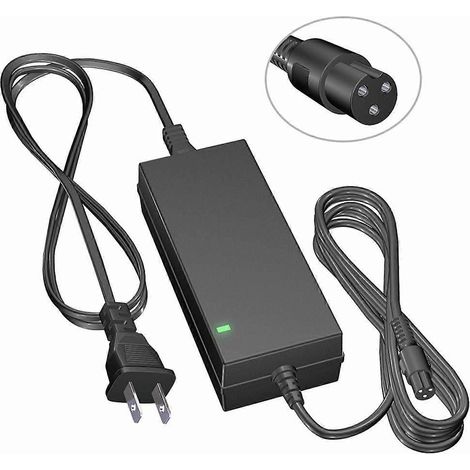 Adaptateur secteur 42 V 2 A pour hoverboard électrique.