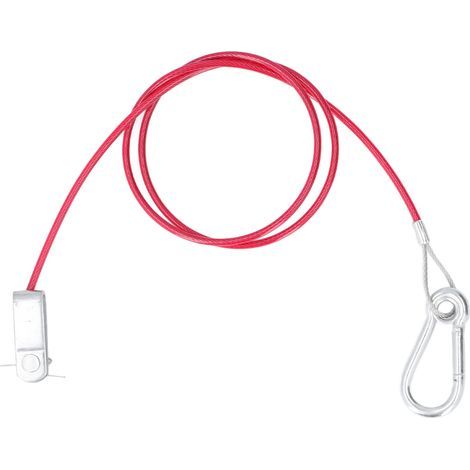 Frein de sécurité pour voiture, câble de frein de 1 m, antichute en acier inoxydable, ABS, corde de sécurité pour remorque, universel pour voitures (1/5)
