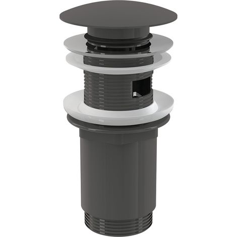 Alca - Salida de lavabo, ClickClack, metal pulido brillante A392-GM-P (1/3)