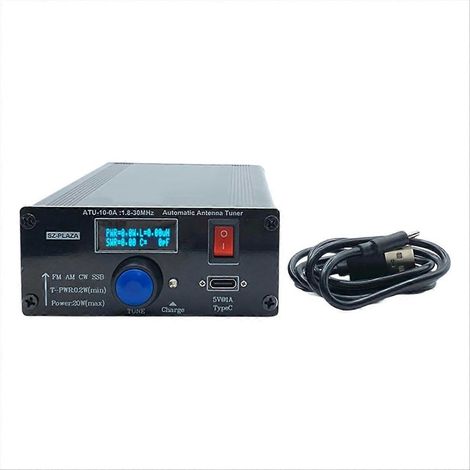 Coupleur d'antenne automatique ondes courtes 20 W 1,8-30 MHz avec wattmètre ondes courtes (1/5)