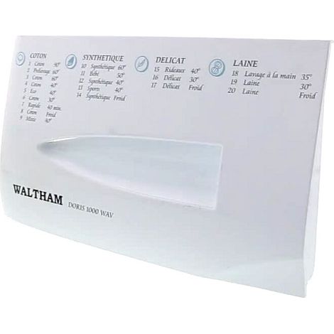 WALTHAM, FACADE Lave-Linge TIROIR LESSIVE (1/2)
