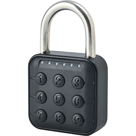 Tuya APP Smart-Kombinationsschloss, IP65 wasserdicht und rostfrei, Schnellverschluss, für Sport, Fahrräder, Gepäck und Lagerhallen (1/5)