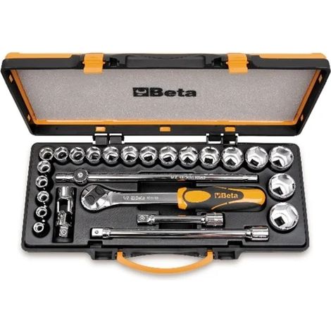 Jeu de clés à douille et accessoires 1/2 beta 920a/c20q - 25