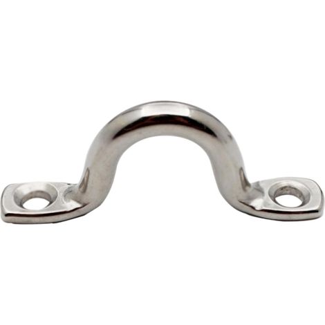 Poignée de maintien pour bateau - Bimini Boat Top Pad Eye en forme de U  Sangles à œil multifonctions en acier inoxydable pour attacher les boucles de pont de kayak, crochet en U pour montage mural a (1/5)