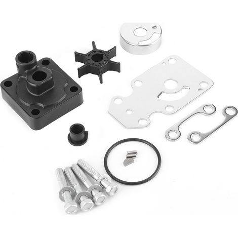 Kit de réparation pompe à eau professionnel 6AH-W0078-00-00 compatible Yamaha F15C F20 hors-bord 4 temps, pièce d'étanchéité et turbine, remplacement facile, qualité marine. (1/5)