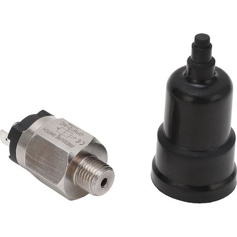 Pressostat pneumatique à membrane, filetage 1/2 po, normalement fermé, régulateur réglable (1/5)