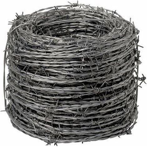 Filo spinato Riccio in acciaio grigio, L.100 m Cavatorta (1/6)