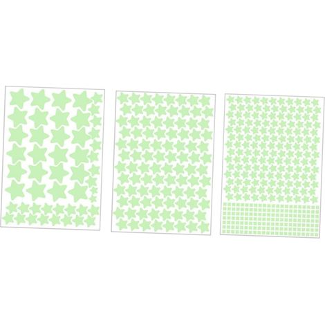 Totority Autocollants étoiles phosphorescents en PVC 452 (1/5)
