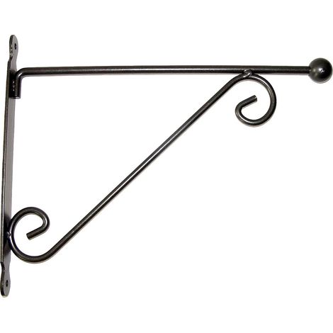 Esschert Design Hanging Basket Haken Rundeisen Kugel Größe L