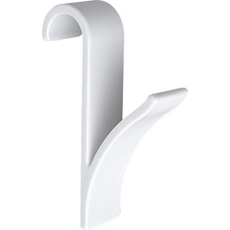2 pièces crochet de radiateur crochet de radiateur sèche-serviettes plastique blanc crochet en plastique blanc (1/5)