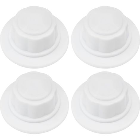 Pack of 4 Electric Fan Nut Covers Compatible with 12/14/16 Inch Fans Compatible with Various Models Nut Cover Fan Foot Supplies Fan Caps (1/5)