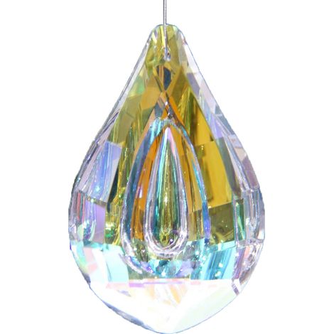 Ornement suspendu en cristal, décoration de fenêtre ou de jardin, pendentif en verre cristal (1/5)