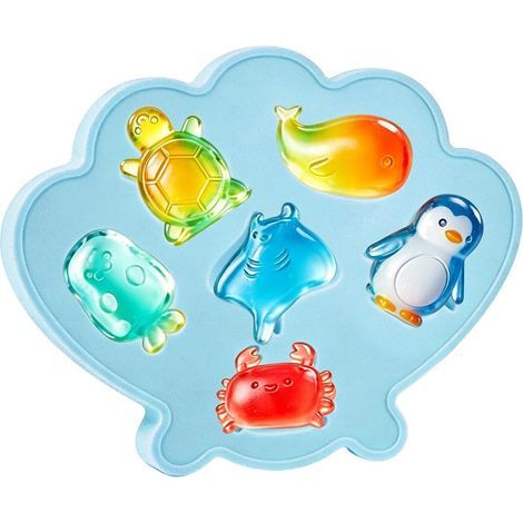 Bac À Glaçons En Forme D'animal – Moule À Glaçons En Silicone À 6 Grilles, Plateau De Congélation Antiadhésif À Dégagement Facile Pour Boissons, Desserts, Bonbons Whisky Cocktail Vin Jus Fête Cuisin (1/5)