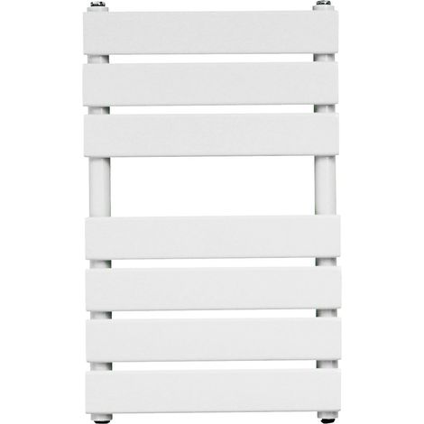 Bathroom Flat Panel Heated Towel Rail Radiator Central Heating 650x400mm White