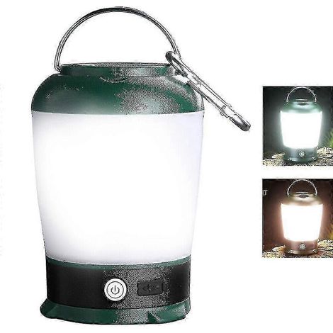 Lampe LED rechargeable USB pour tente avec fonction d'urgence, idéale pour la randonnée et le camping - Édition Q4 (1/5)