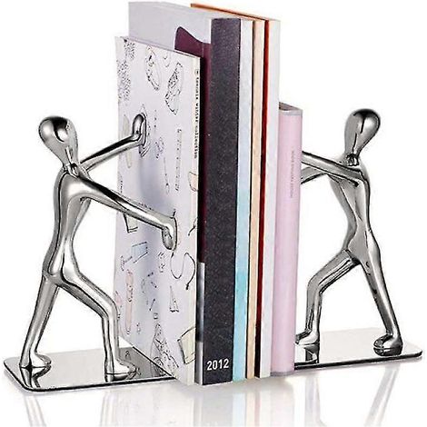 Buchsttzen, Modisch, Robust, Kung Fu Man, Edelstahl, Buch Organizer Fr Regal (1/5)